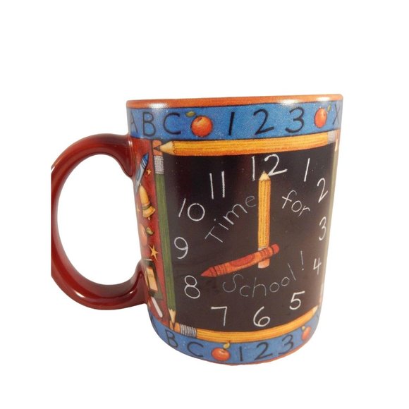 Lang Susan Winget Time For School Coffee Mug SW #48 5001001 Teacher Gift 2006 - Picture 3 of 10